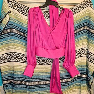 nwt banana republic pink blouse